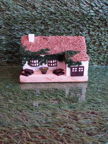 Handmade miniature wood - , house