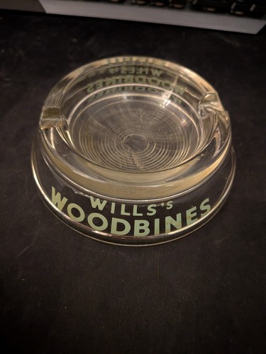 Wills woodbine vintage glass - woodbine,