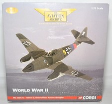 CORGI AVIATION ARCHIVE AA35702 ME262A-1A YELLOW 5 ANTON SCHOPPLER  1:72 LTD ED