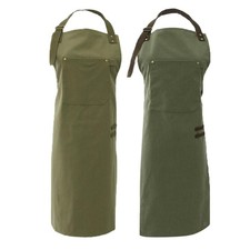 Artist Paint Canvas Apron Adjustable Strap Professional Bib Apron