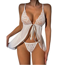 Sexy lace babydoll lingerie - lace,