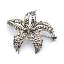 Silver Brooch Sweden 3 Crown
