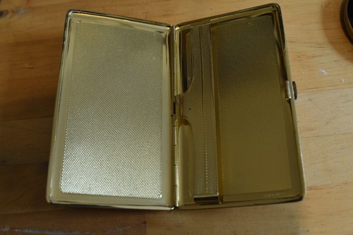 Vintage cigarette case made - cigarette,