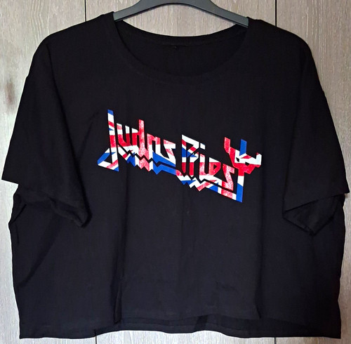 Ladies judas priest crop - priest,
