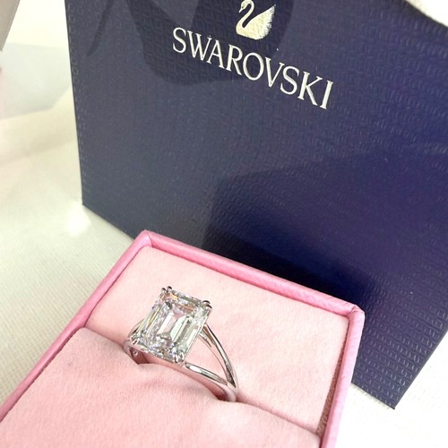 Swarovski stilla ring - swarovski, octagon