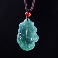 Myanmar Jadeite Fox Pendant