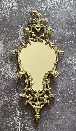 Vintage ornate lacquered brass - lacquered,