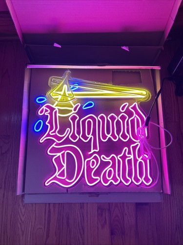 Liquid death illuminated - death,