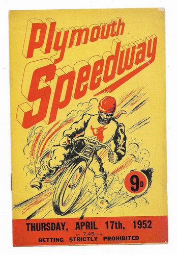 Speedway programme april - speedway,