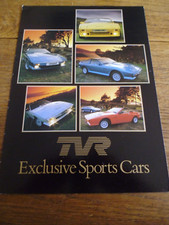 TVR "WEDGE" RANGE - 280i, 350i 390SE BROCHURE