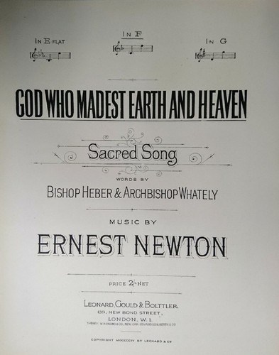 God who madest earth and - god,