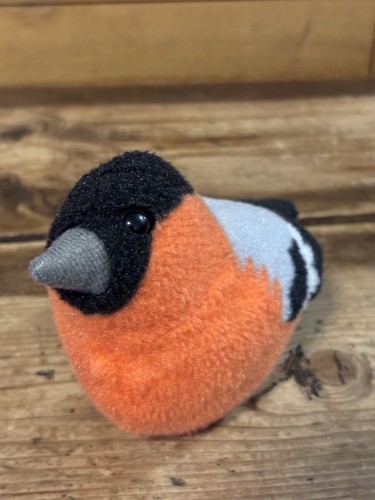 Bullfinch bird soft plush - k&m,