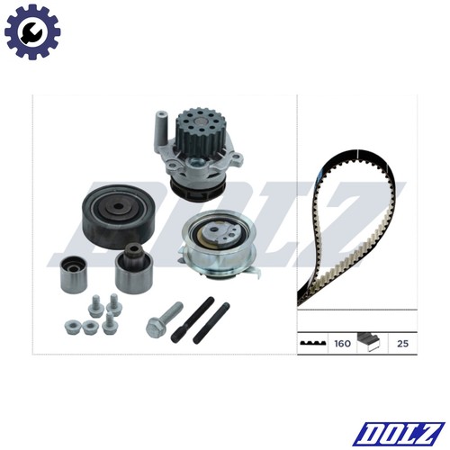 Water pump timing belt - &,