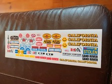 Mci tamiya sand rover stickers - rover,