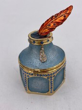 Department 56-Bejeweled Ink Well Box 2.5" #31643