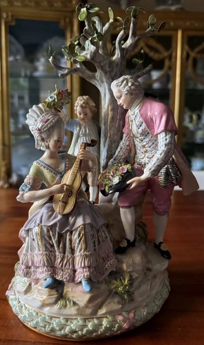 19th century meissen group - century,