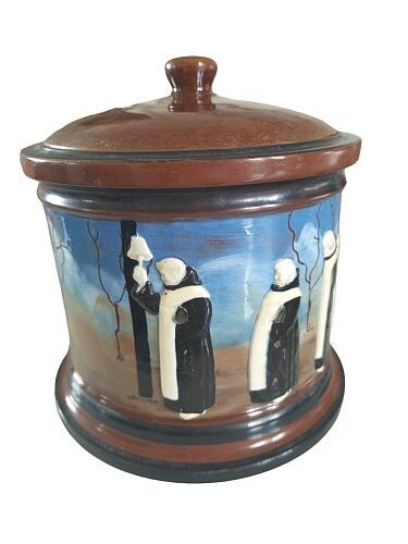 Antique doulton tobacco jar - antique,