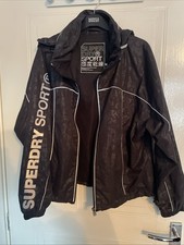 Superdry Mac Rain Coat Black