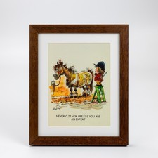 Norman Thelwell Pony Print