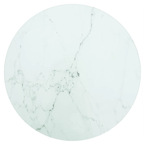 Table top white - top, tempered
