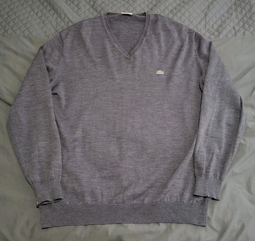 Lacoste knit jumper new wool - new,