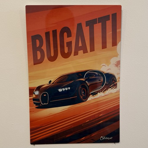 Metal plate bugatti - bugatti,