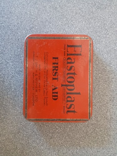 Vintage elastoplast tin - vintage,