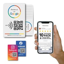 NFC Google Review Tap Stickers