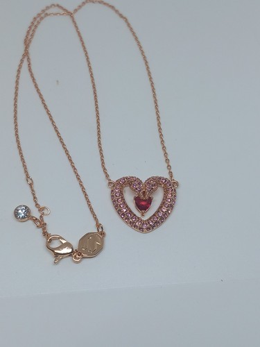 Swarovski rose gold heart - swarovski,