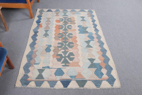 Vintage kilim accent rug - kilim,