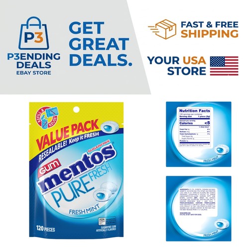 Guilt free fresh mint chewing - fresh,