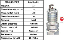 NGK PTR6F-13 (7569) Spark Plug