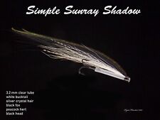 SUNRAY SHADOW SALMON FLY SIMPLE PLASTIC TIED BY RYAN HOUSTON