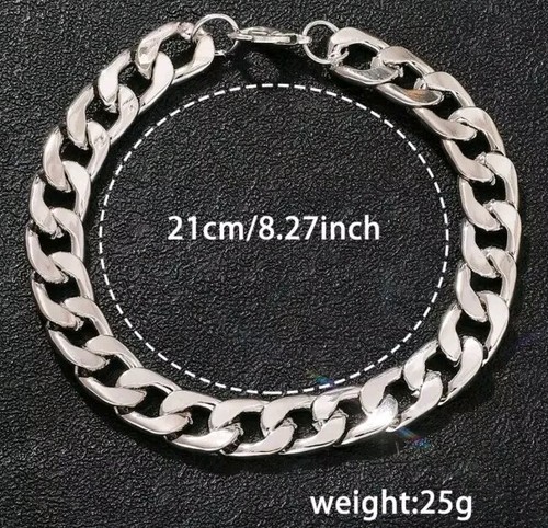 Bracelet 21cm curb adjustable - bracelet,