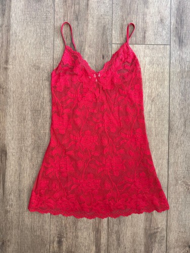 Victoria secret red lace - red,