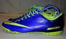 Mens Nike Mercurial Victory IV Astros Purple Volt Football Boots - UK 9.