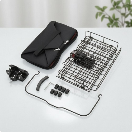 Folding bike basket - bike,
