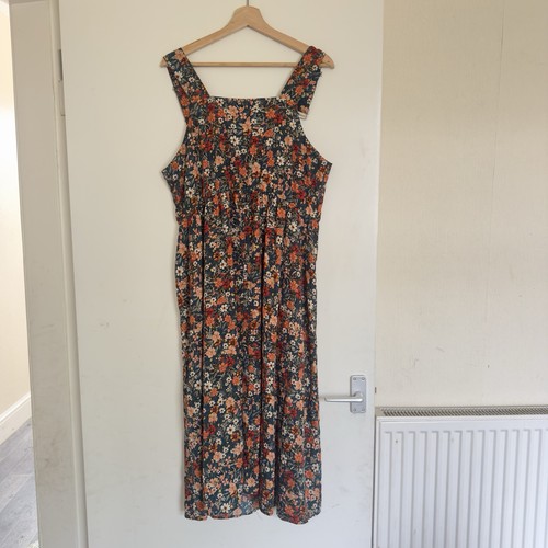 Bloomchic floral midi pinafore - bloomchic,