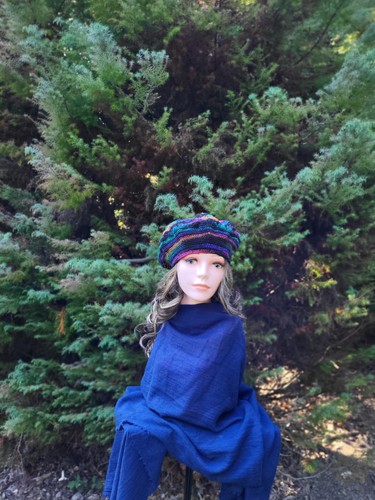 Handmade crochet beret - handmade, hat