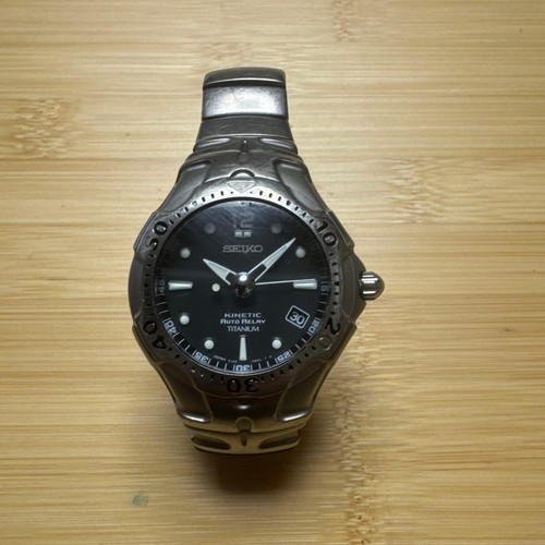 Seiko kinetic titanium - seiko, watch