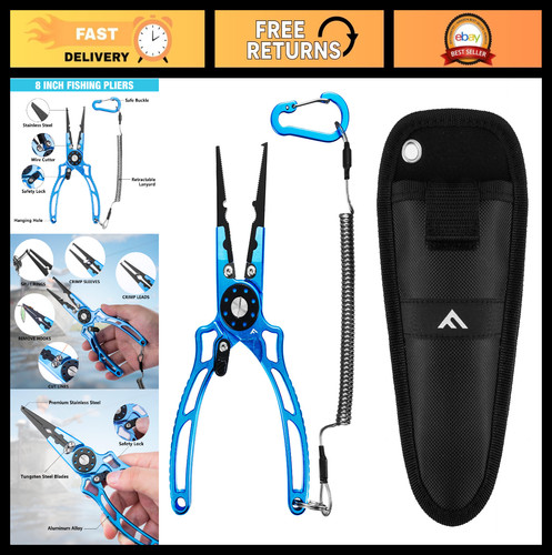 Fishing pliers with safety - pliers,