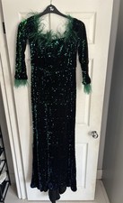 Stunning  Green Sequin Evening