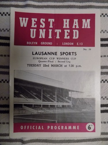 West ham utd lausanne - utd., v