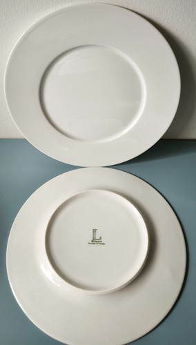 Limoges white porcelain rim - white,