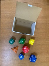 Set of Jumbo Polyhedral Foam Dice Great Condition