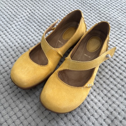 Clarks artisan yellow - yellow, leather
