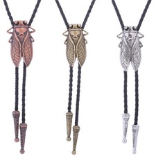 Cicada Shoestring Necktie Bolo