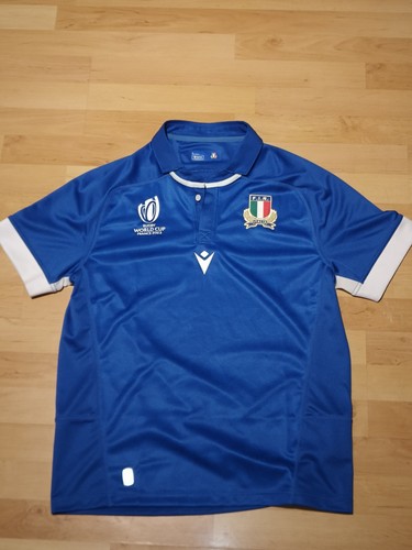 Macron italy rugby polo - italy, medium