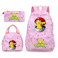 Pikachu Backpack Boys Girls