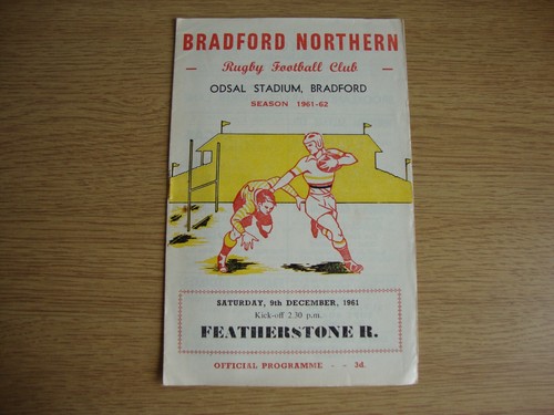 1961 bradford northern v - bradford,